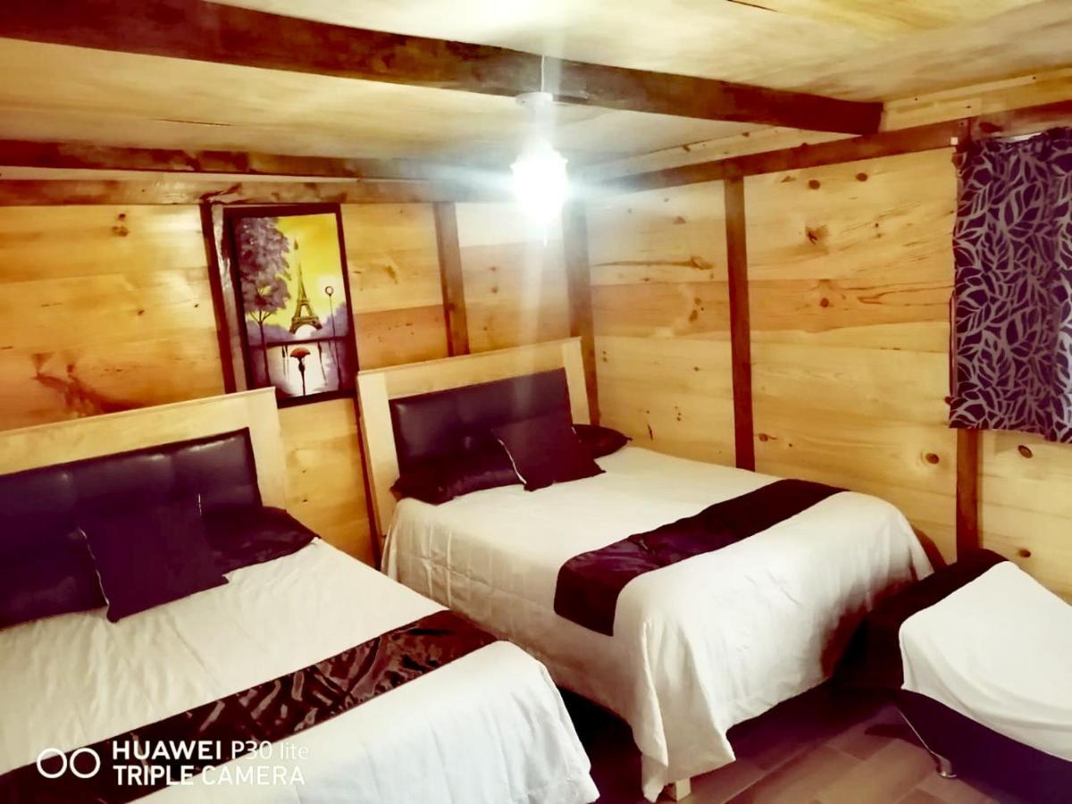 Cabaña tipo habitación con Palapa para 2 y 4 personas Zacatlán Exterior foto