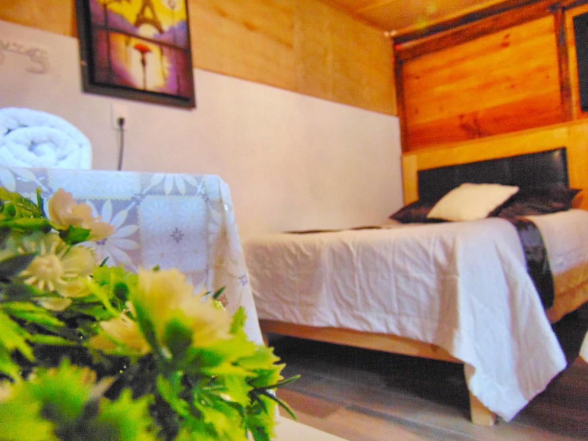 Cabaña tipo habitación con Palapa para 2 y 4 personas Zacatlán Exterior foto
